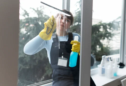 Nettoyage de vitres intérieures et extérieures à Gombergean